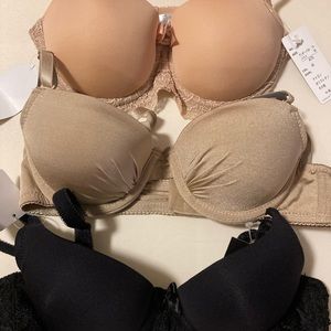 NWT Set of 3 Bras Cute Japanese Style